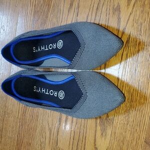 Rothy's The Point Cloud Grey Birdseye,  size 8.5